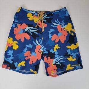 Patagonia Multi Color 20" Stretch Plaining Swim/Boardshorts  Sz 32 (M) NWOT